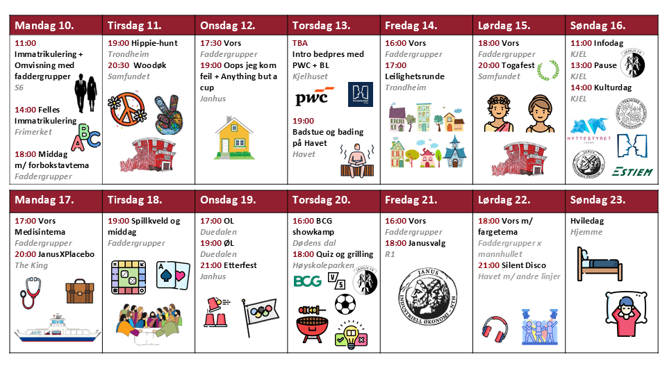 Fadderukene program